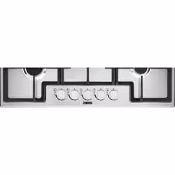 Zanussi ZGH76524XS plaque Acier inoxydable Intégré Gaz 5 zones - Vue supplémentaire 5